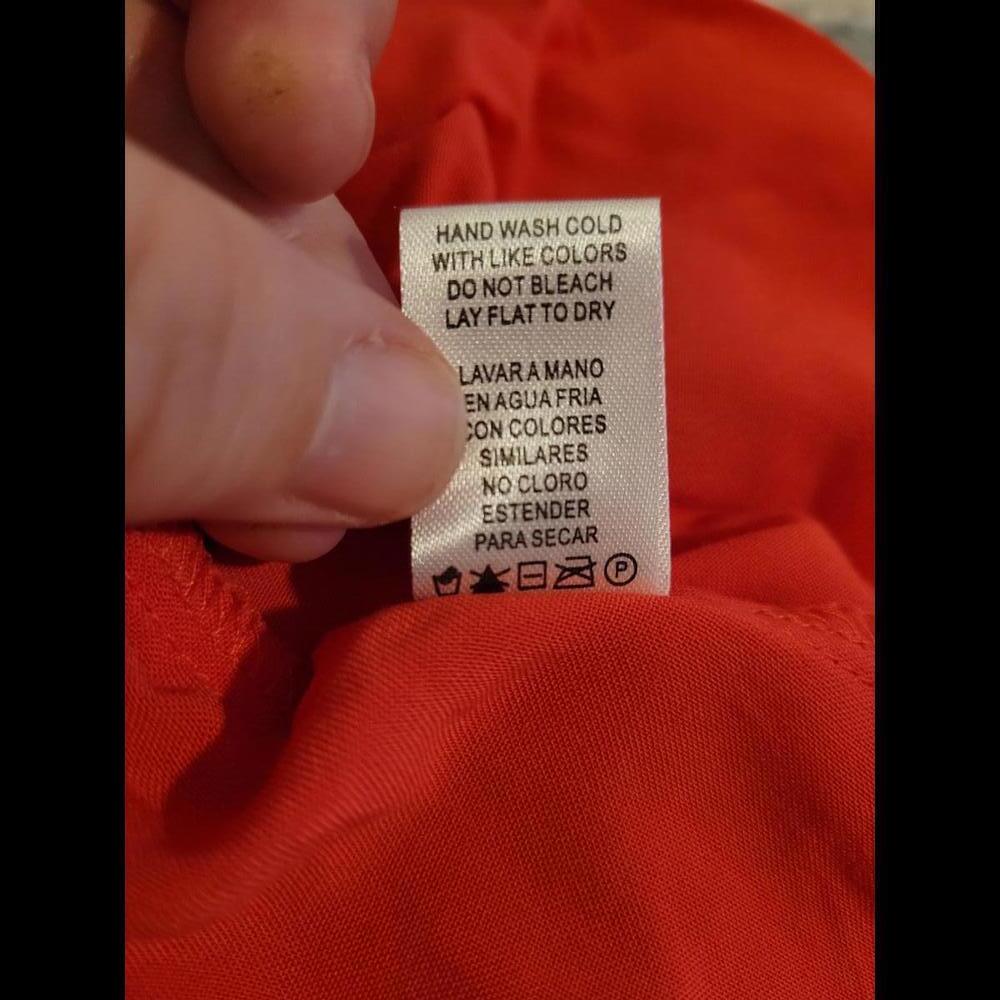 NWT Culture Code red tiered midi dress - Picture 5 of 5